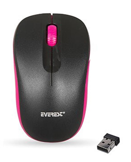Everest SM-165 Siyah-Kırmızı 2.4Ghz Kablosuz Mouse
