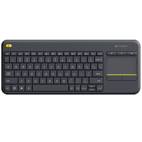 Logitech K400+ Kablosuz Touch Klavye Siyah