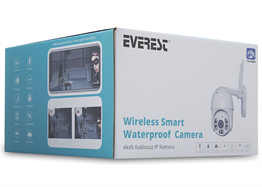Everest Siyah DF-804W 2.0 MP HD Lens 3.6mm IP Smart Wifi Network TF Card Güvenlik Kamerası Yoosee