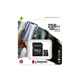 KINGSTON 256GB Canvas Select microSDXC CL10 80R