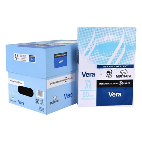 Vera A4 Fotokopi Kağıdı 80Gr 1 Koli 5 Paket 2500 Sayfa