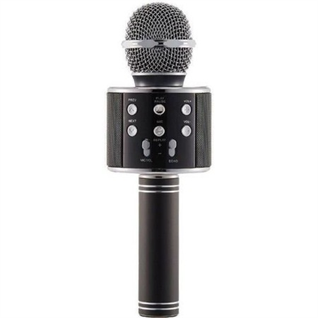 Wster Ws-858 Siyah Bluetooth Karaoke Mikrofon